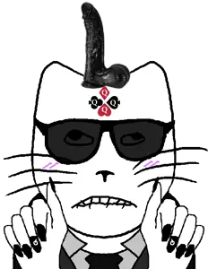 markiplier soyjak, neutralplier, pliermeowjak, animal, biting lip, blush, cat, cat ears, clothes, cross eyed