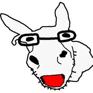 unknown, animaljaks, useful soys, 1soyjak, animal, bald, donkey, ears, open mouth, red tongue