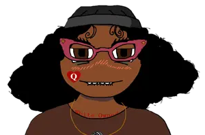 soyniqua, soytan, 1soyjak, afro, beanie, biting lip, black hair, black lives matter, black skin, bleached