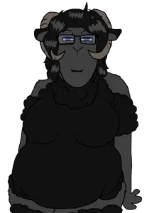 markiplier soyjak, 1soyjak, admin, animal, black fur, brown eyes, chubby, closed mouth, ears, fat