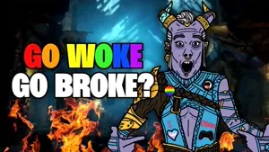 shirtjak, antifa, arm, armor, controller, dragon age the veilguard, flag, go woke go broke, hand, horns