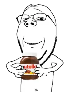Soyjak Holding Nutella.png