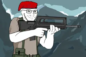 268439 - soybooru.com - accessory assault_rifle british gun half_body holding_gun holding_object holding_rifle famas rifle soyjak_accessory t-shirt template three-quarter_view transparent_background uncolored_skin we.png