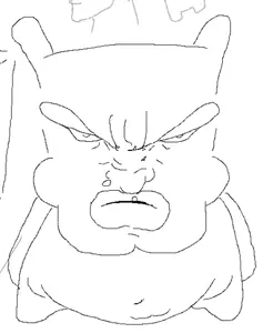 angry, belly, big belly, fat, lips, tooth, unfunny creature, original content