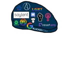 5817 - soybooru.com - antenna atheism black_lives_matter blacked blackedfag bottle clothes drink faggot feminazi feminist fist flag glasses google hat hillary_clinton im_with_her jewgle lgbt logo open_mouth pisscord plastic_b-1.png