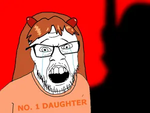 asuka langley soryu, feraljak, kuzjak, 2soyjaks, anime, clothes, crying, glasses, hair, long hair