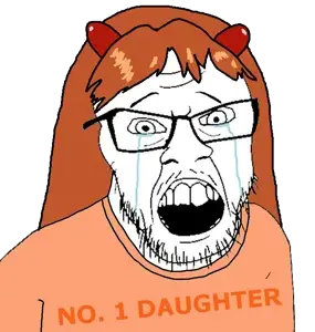 asuka langley soryu, feraljak, anime, brown hair, clothes, crying, glasses, hair, long hair, mustache