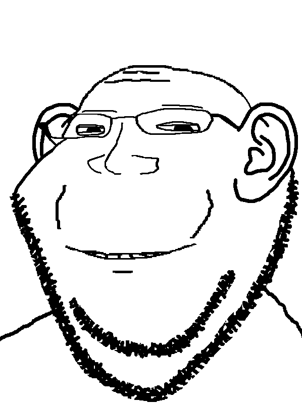 gapejak, impish soyak ears, massjak, wholesome soyjak, fusionjaks, 1soyjak, bald, chin, double chin, ear