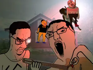bernd, chudjak, chudjak seething, hanging troonjak, troonjak, yellcel, 5soyjaks, ack, angry, asian