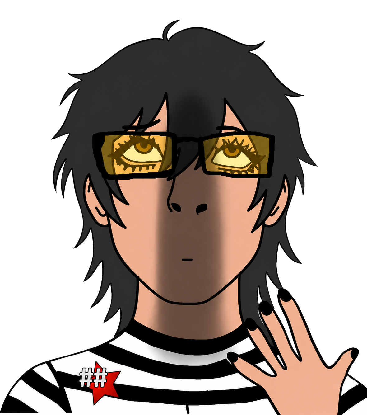 cobson, pawbson, pawbson front, 1soyjak, admin, administrator, black hair, brown eyes, built for bwc, closed mouth