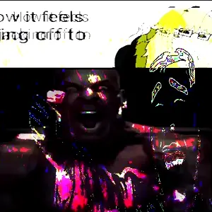 272683 - soybooru.com - 1soyjak bee black_eyes blonde_hair buff closed_mouth female femjak front_view glasses hair half_body how_it_feels_jacking_off_to how_it_feels_jacking_off_to irl_backgroujd irl_background lon_3.mp4
