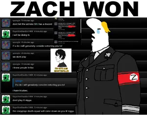 cobson, impish soyak ears, zach, pawbson, pawbson side, geggy screenshots, 2soyjaks, alien, best of zach, blonde hair