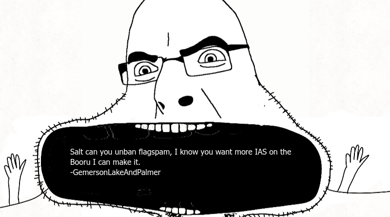 cobson, 1soyjak, bald, beard, black eyes, consoomer, fat, flagspam, front view, gigagape