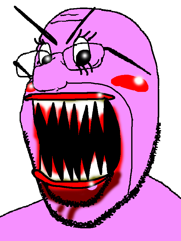 fred flintstone, gapejak, gapejak 3/4, wholesome soyjak, 1soyjak, angry, bald, evil, glasses, hanna barbera