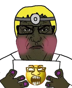 alicia, hunky twink sex machine, hunky twink sex machine, hunk reacts, 2soyjaks, angry, blonde hair, blush, brown skin, closed mouth