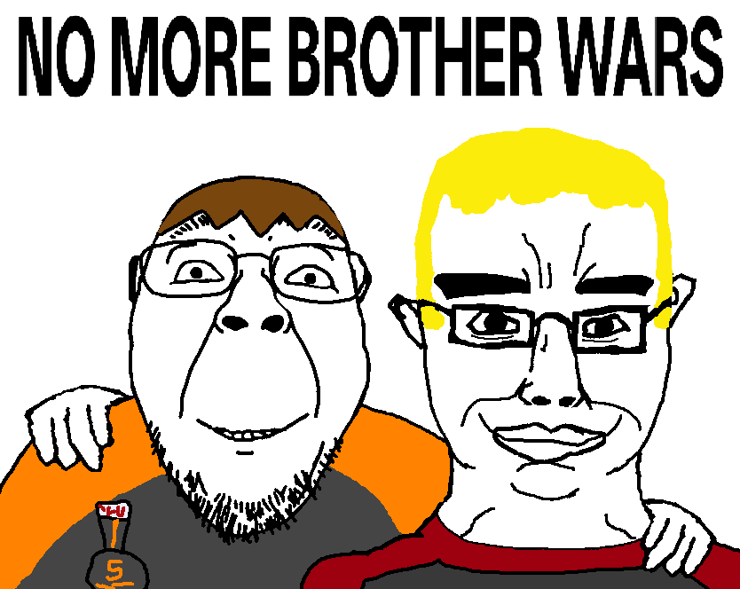 dan, nate higgers, bernd, chudjak, chudjak front, chud troon alliance, natejak, no more brother wars, 2soyjaks, badge
