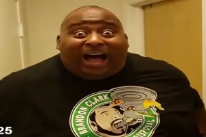Disgusting Fat Blob Nigger Burping.mp4