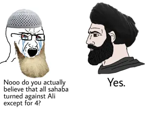 yes chad, soyak, beard, bloodshot eyes, clothes, crying, glasses, hat, islam, open mouth