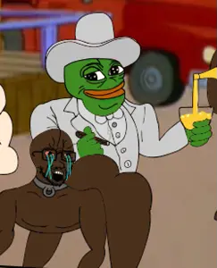 pepe, soyak, soyak (crying), amphibian, animal, buck breaking, crying, frog, glasses, open mouth