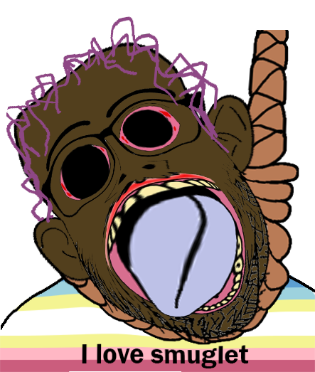 bernd, nojak, slopjak, 1soyjak, ack, bloodshot eyes, blue tongue, brown skin, glasses, hair