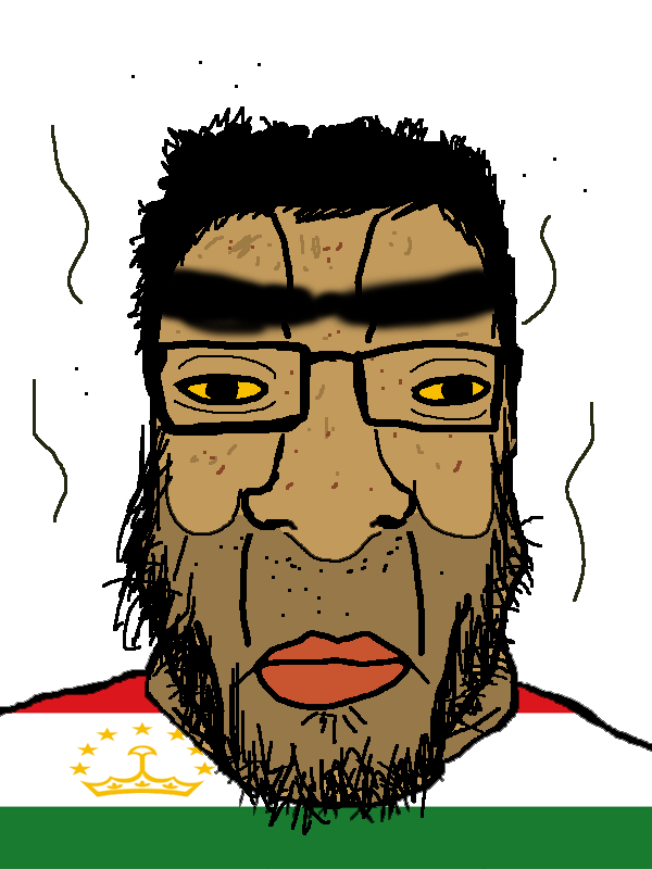 chudjak, markiplier soyjak, chudplier, black hair, brown skin, churka, glasses, hair, lips, looking at you