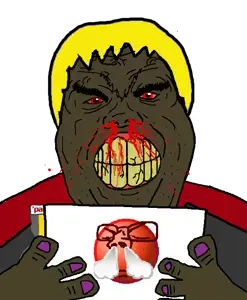 alicia, hunky twink sex machine, hunky twink sex machine, hunk reacts, 2soyjaks, angry, blonde hair, brown skin, fat, front view