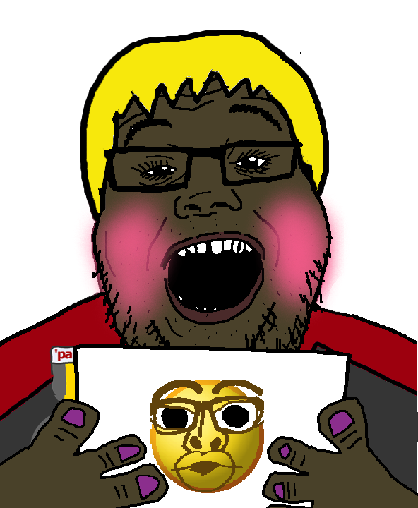 alicia, hunky twink sex machine, hunky twink sex machine, hunk reacts, beard, blonde hair, brown skin, fat, front view, glasses