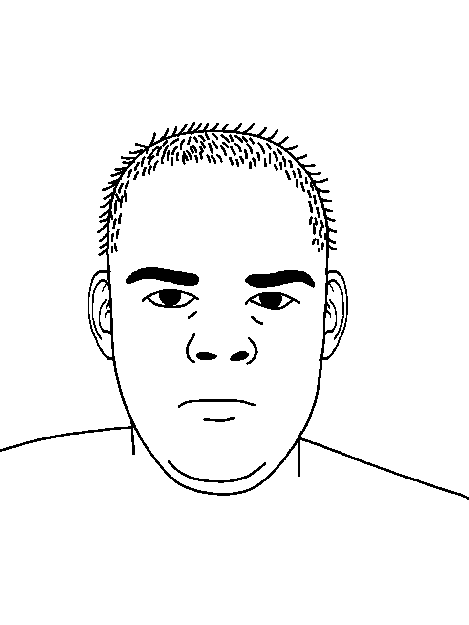 soystard, admin soyjaks, 1soyjak, aliased, bald, chin, closed mouth, double chin, eyebags, fat
