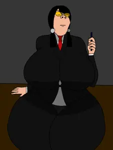 <SLOSH~ Mhm? <SLOSH~ Yeah, yeah… <SLOSH~ Sorry, I can't hear you. Say that again? <SLOSH~ My eyes are up here, loser.