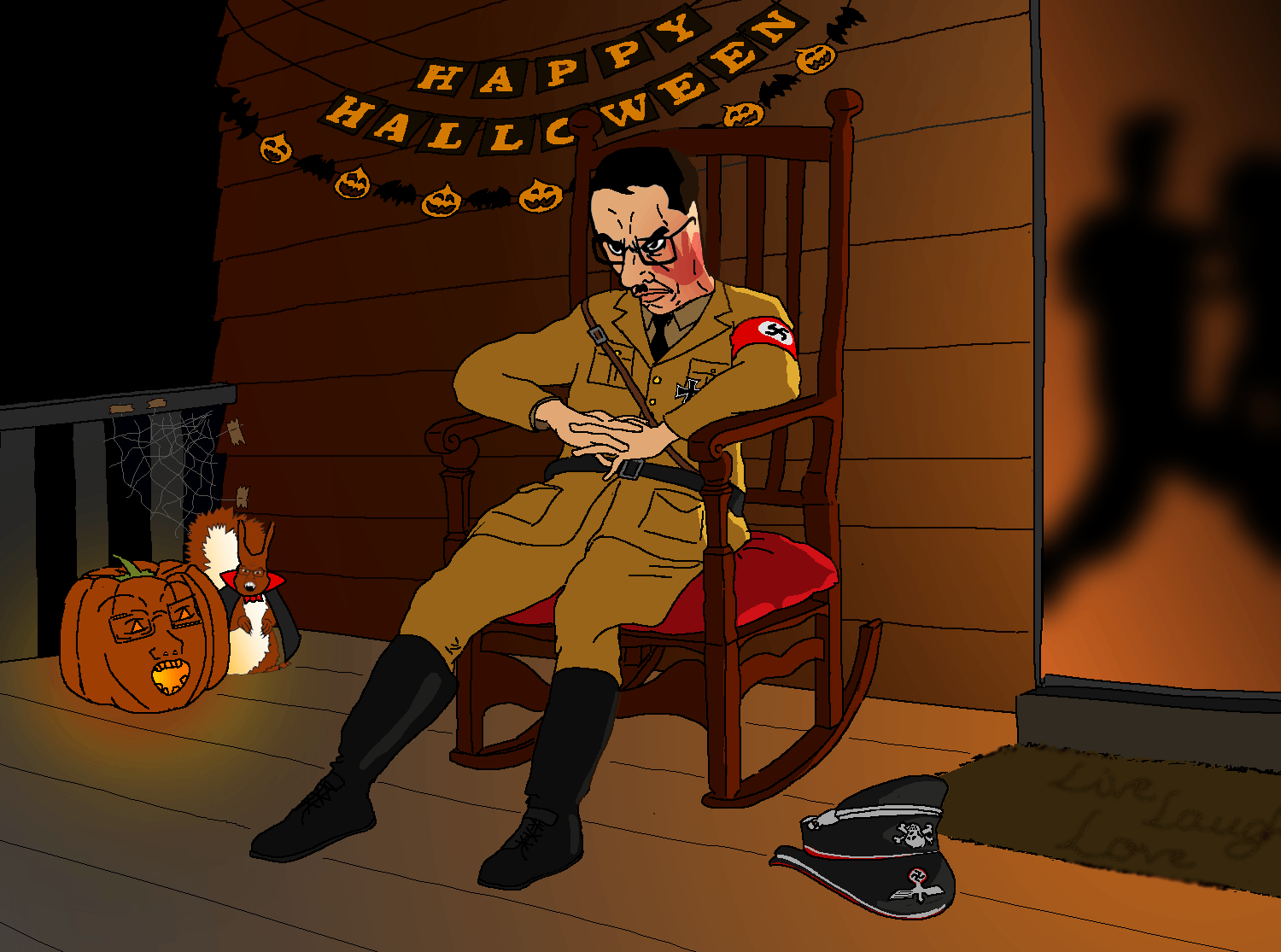 chudjak, feraljak, soyak, chudjak seething, feralsquirrel, squirreljak, 3soyjaks, adolf hitler, angry, animal