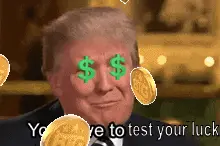 Donald trump test your luck.gif