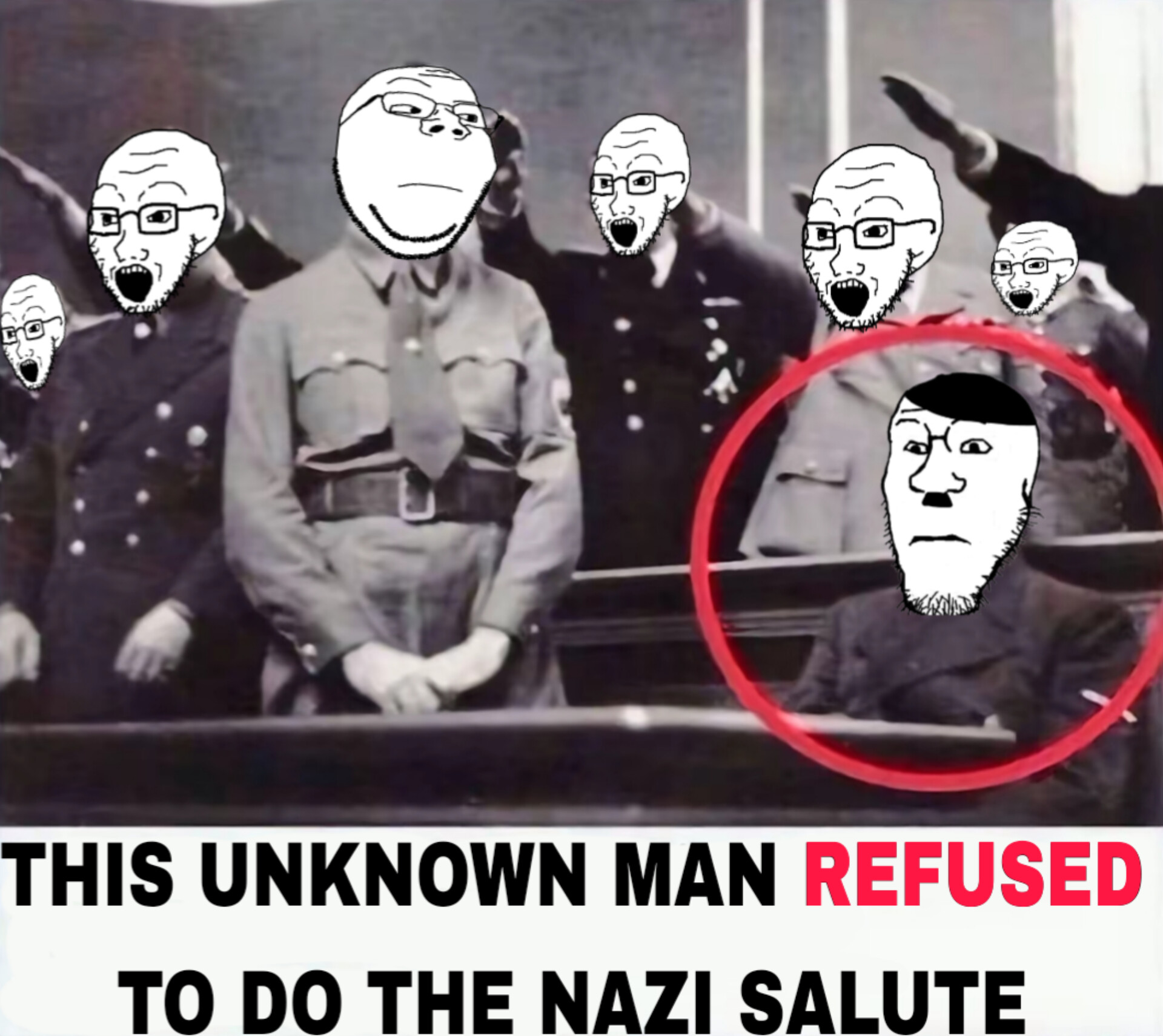 But what if the unknown man had a BBC?