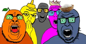 234875 - soybooru.com - 5soyjaks bald chugsjak glasses half_body hands nerdjak nulljak open_mouth quintet remastered roger_jimmy_piker stubble transparent_background uncolored_skin volcanojak.png