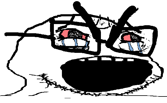 cryboy soyjak, soyak, soyak (smug), 1soyjak, aliased, angry, angry eyebrows, bald, bloodshot eyes, closed mouth