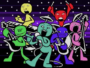 brandon, cobson, feraljak, gapejak, impish soyak ears, markiplier soyjak, angry, bald, black eyes, blue skin
