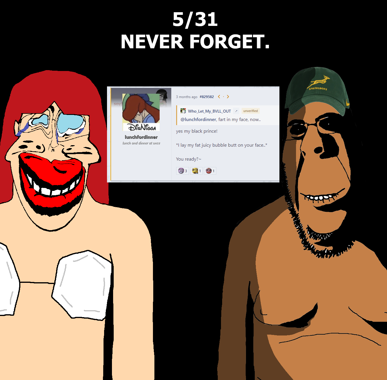 NEVER FORGET.