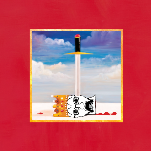 soyak, doctos, doctos front, doctos, 1soyjak, album, album cover, bald, black eyes, blood