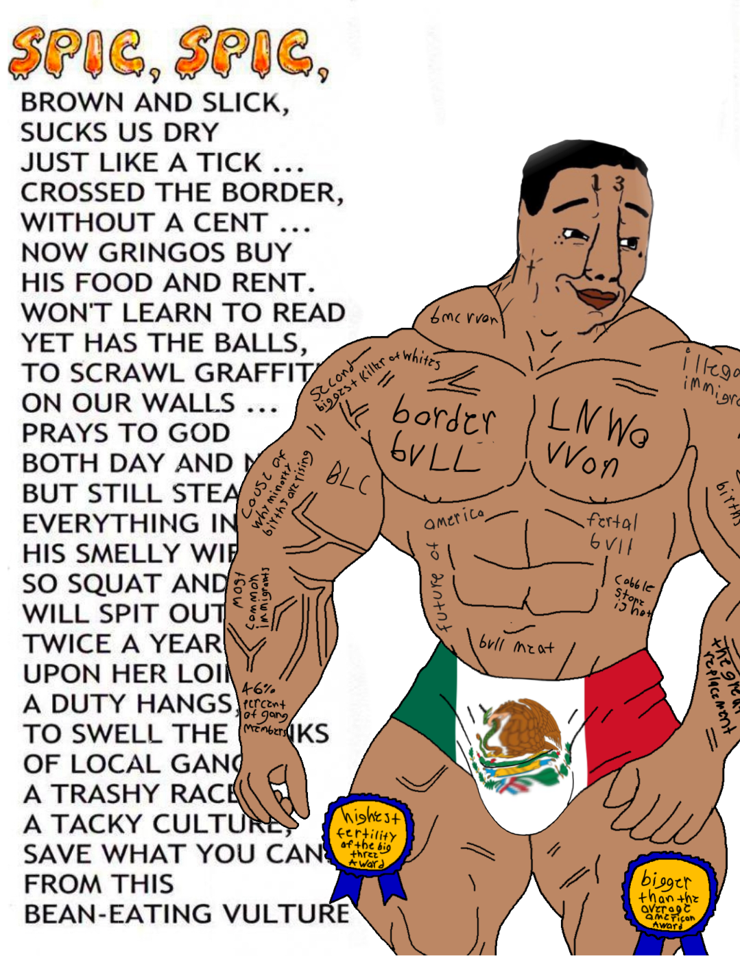 chudjak, award, awards, black hair, blc, bmc, brown skin, buff, bull, bvll