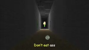 baldi, meximutt, mexiaryan, 1soyjak, animated, buff, looking to the left, nobaldi, video, video game