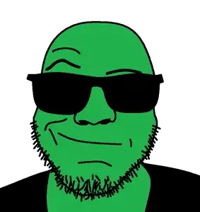51634 - soybooru.com - closed_mouth clothes glasses hellcat looking_at_you raised_eyebrow redditjak smirk smug soyjak stubble transparent_background.png