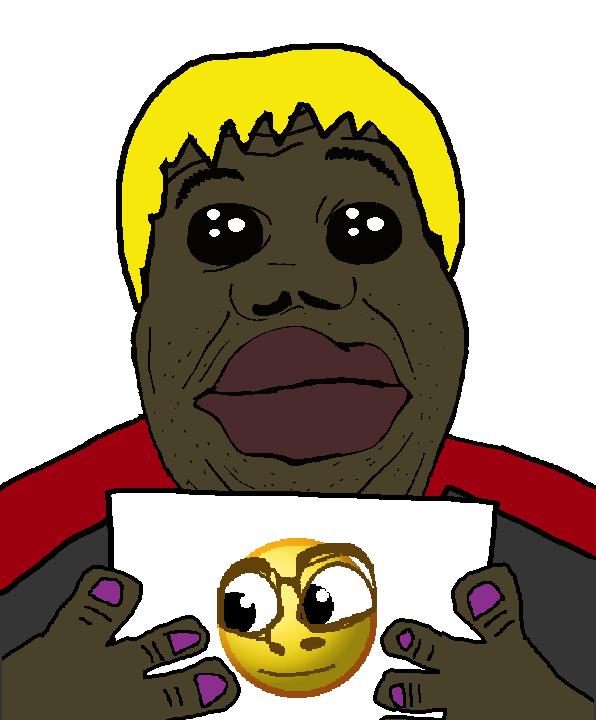 alicia, big lips nigger, hunky twink sex machine, hunky twink sex machine, hunk reacts, blonde hair, brown skin, emoji, fat, front view
