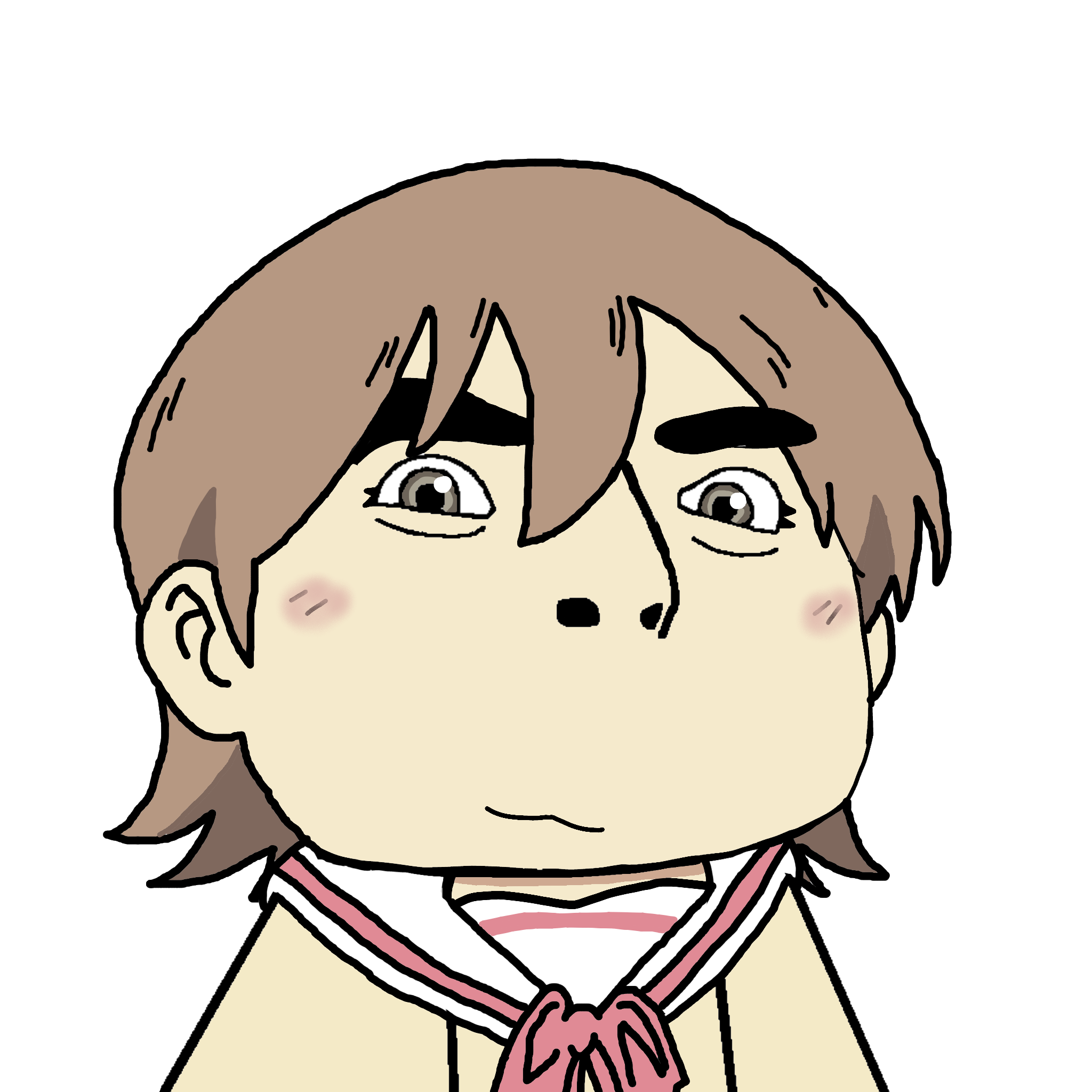 cobson, female olgolstein, female olgolstein (alternative), olgolstein, 1soyjak, aioi yuuko, anime, anime female, anime girl, blush