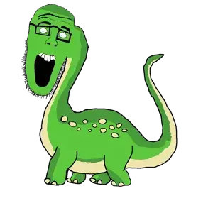 49369 - soybooru.com - animal animaljaks claws dilophosaurus dinosaur dinosaurjaks evil frill full_body glasses markiplier_soyjak open_mouth prehistoric reptile sharp_teeth soyjak stubble tail yellow_sclera.png