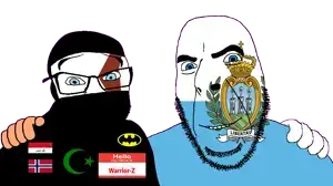 cobson, feraljak, 2soyjaks, animal, arabic text, bald, bat, blue eyes, building, castle