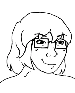 277237 - soybooru.com - blush closed_mouth eyelashes female female_soyak femjak girl glasses hair smug soyak soygirl squinting template white_background woman.png