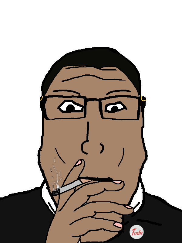 markiplier soyjak, neutralplier, 1soyjak, 2009, black eyes, black hair, buff, closed mouth, communism, el salvador