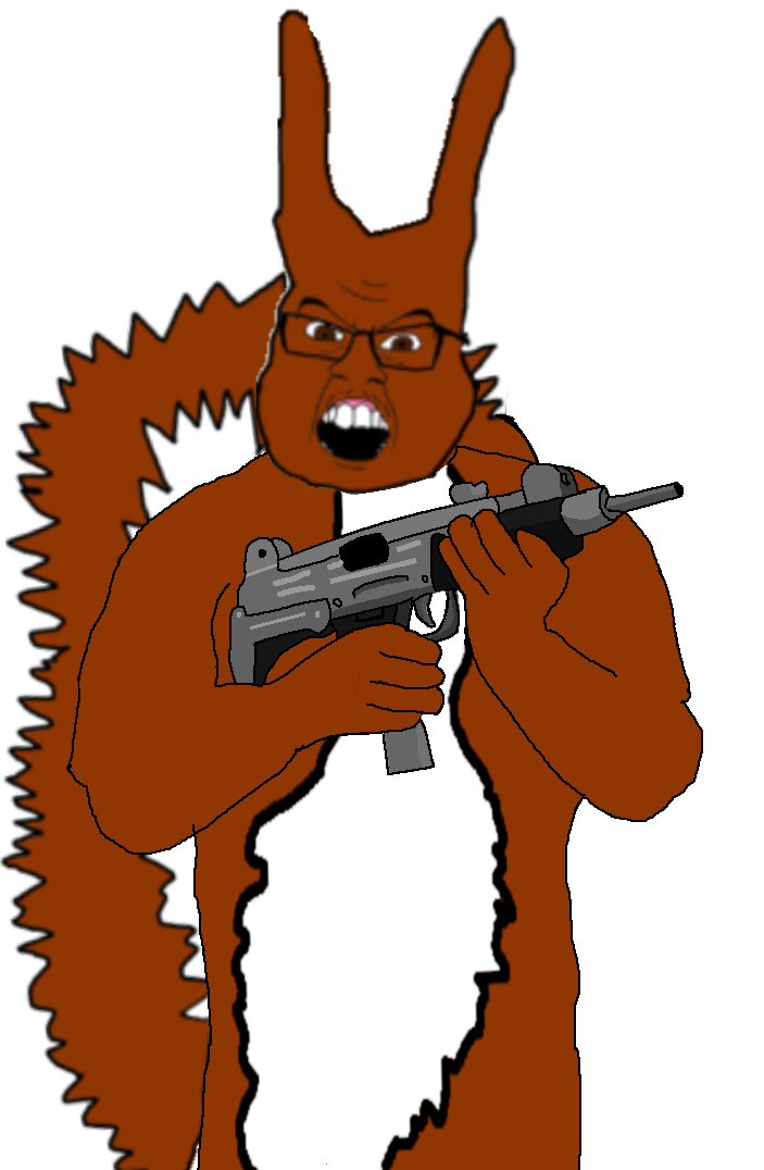feraljak, feralsquirrel, squirreljak, animaljaks, 1soyjak, angry, animal, bald, big ears, brown eyes