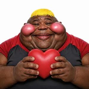 Hunky holding heart.png