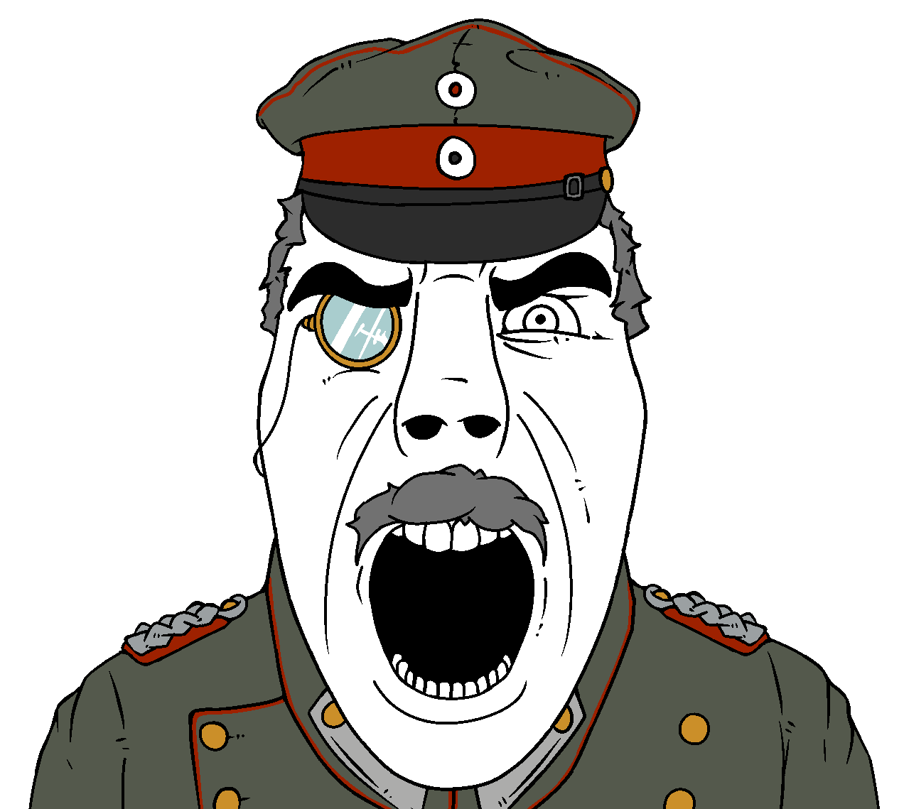 cobson, accessory, angry, button, cap, clothes, epaulettes, eyebrows, facial hair, german