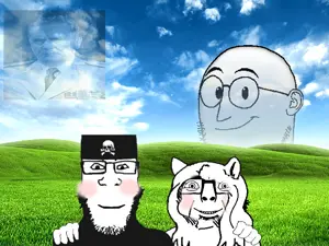 249263 - soybooru.com - closed_mouth cloud frutiger_aero grass high_contrast hill hotdiggedydemon incomprehensible_woahjack remake sky smile stubble surreal wallpaper wallpaper weirdpenis.jpg
